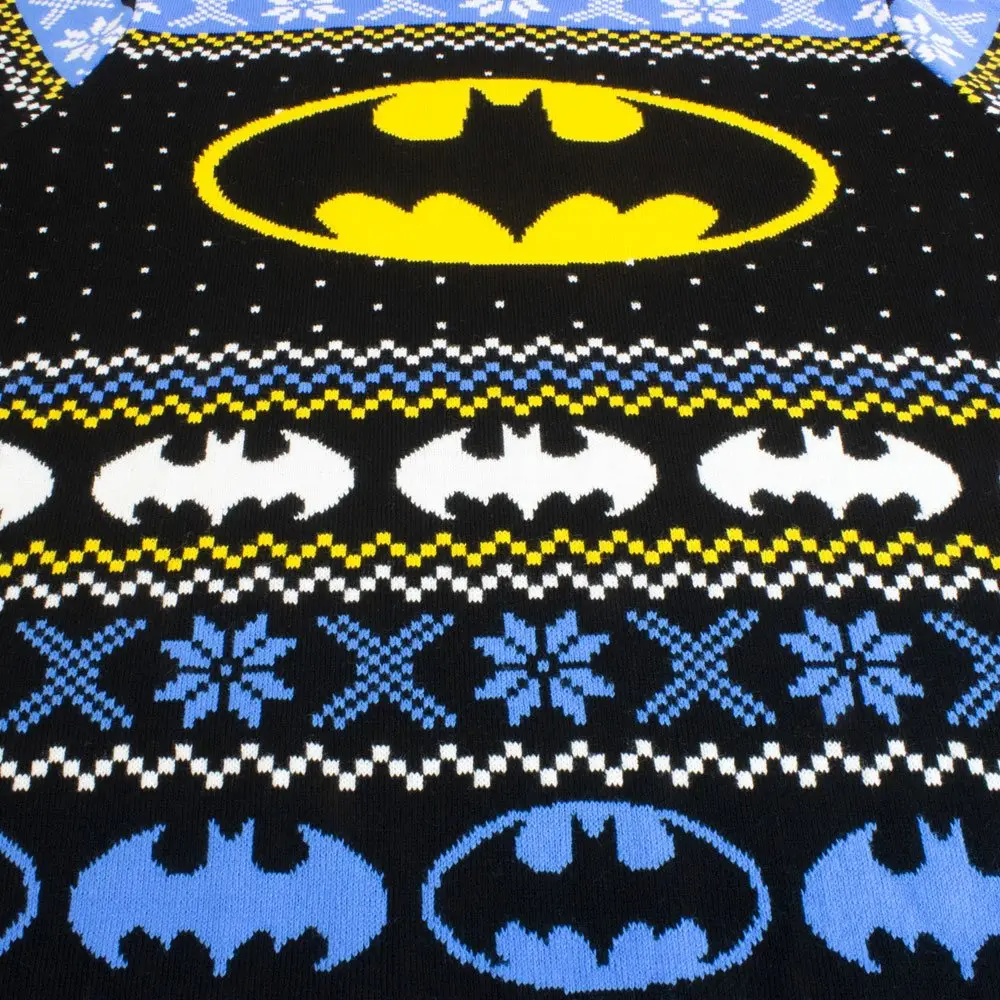 DC Comics Batman Logo karácsonyi belebújós pulóver termékfotó