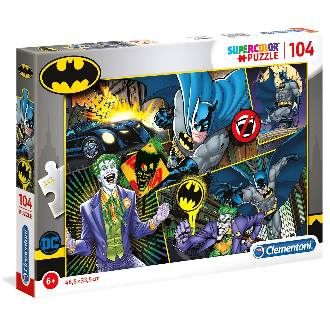 DC Comics Supercolor Jigsaw Puzzle Batman (104 Stücke) termékfotó