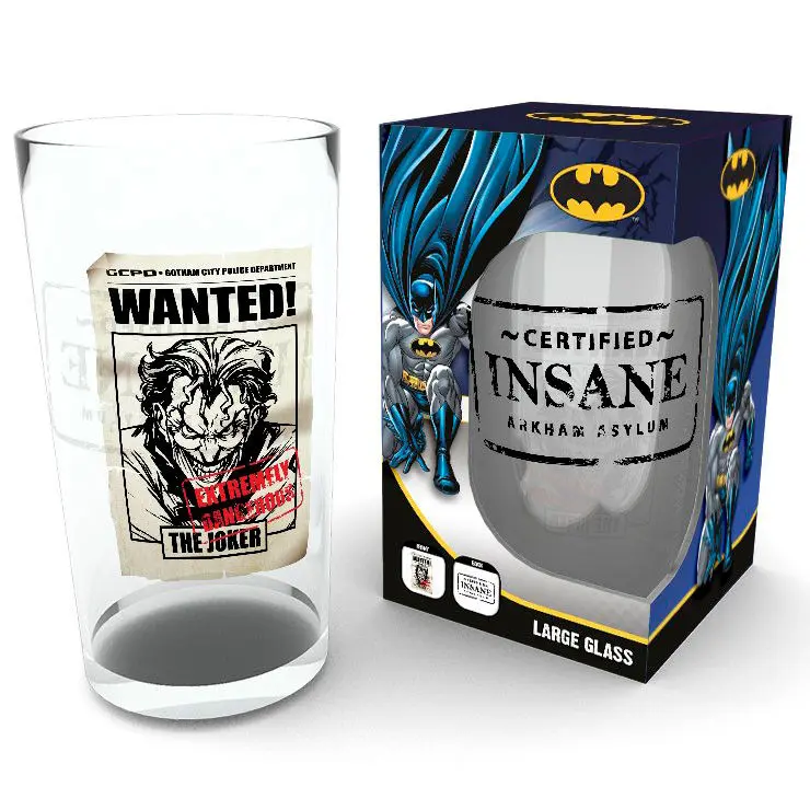 DC Comics Batman The Joker Insane pint pohár termékfotó