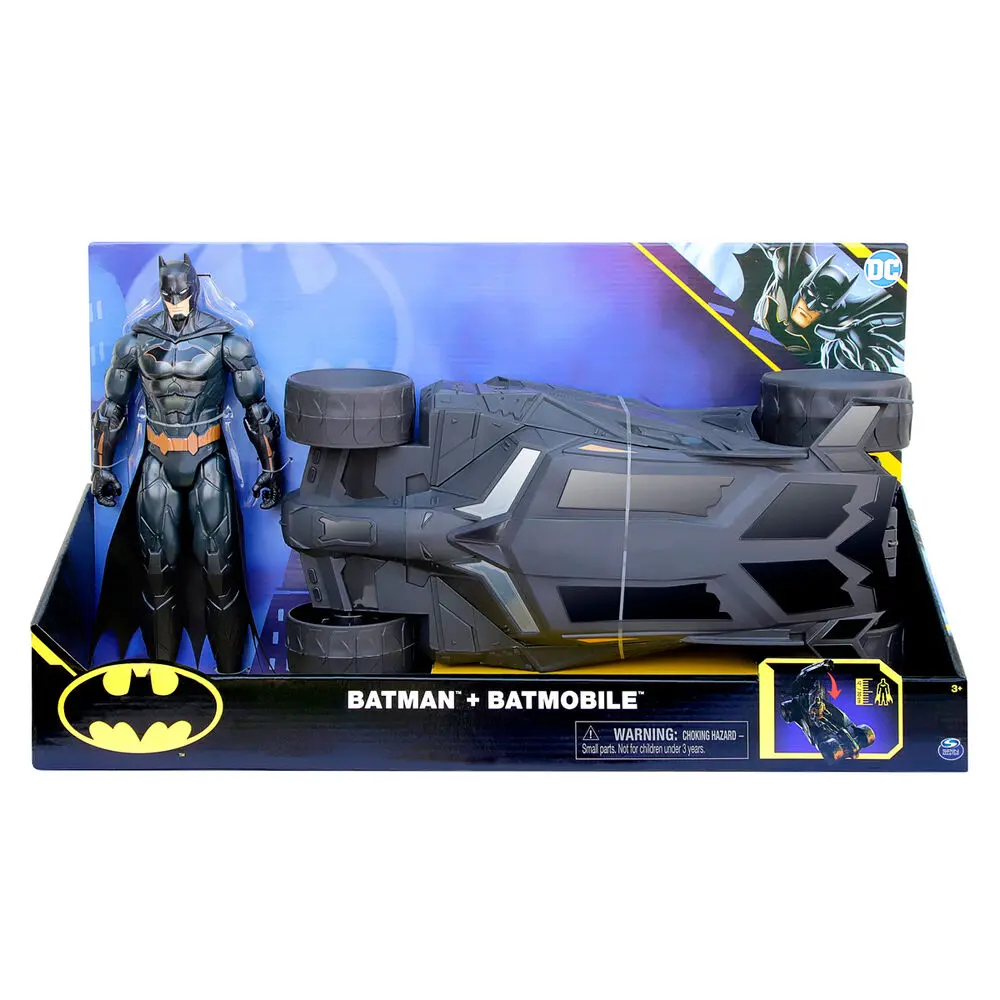 DC Comics Batmobil + Batman figura 30cm termékfotó