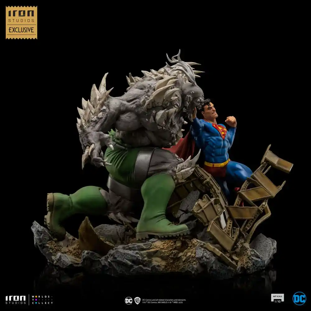 DC Comics BDS Art Scale Statue 1/10 Superman vs Doomsday heo EU Exclusive 30 cm termékfotó