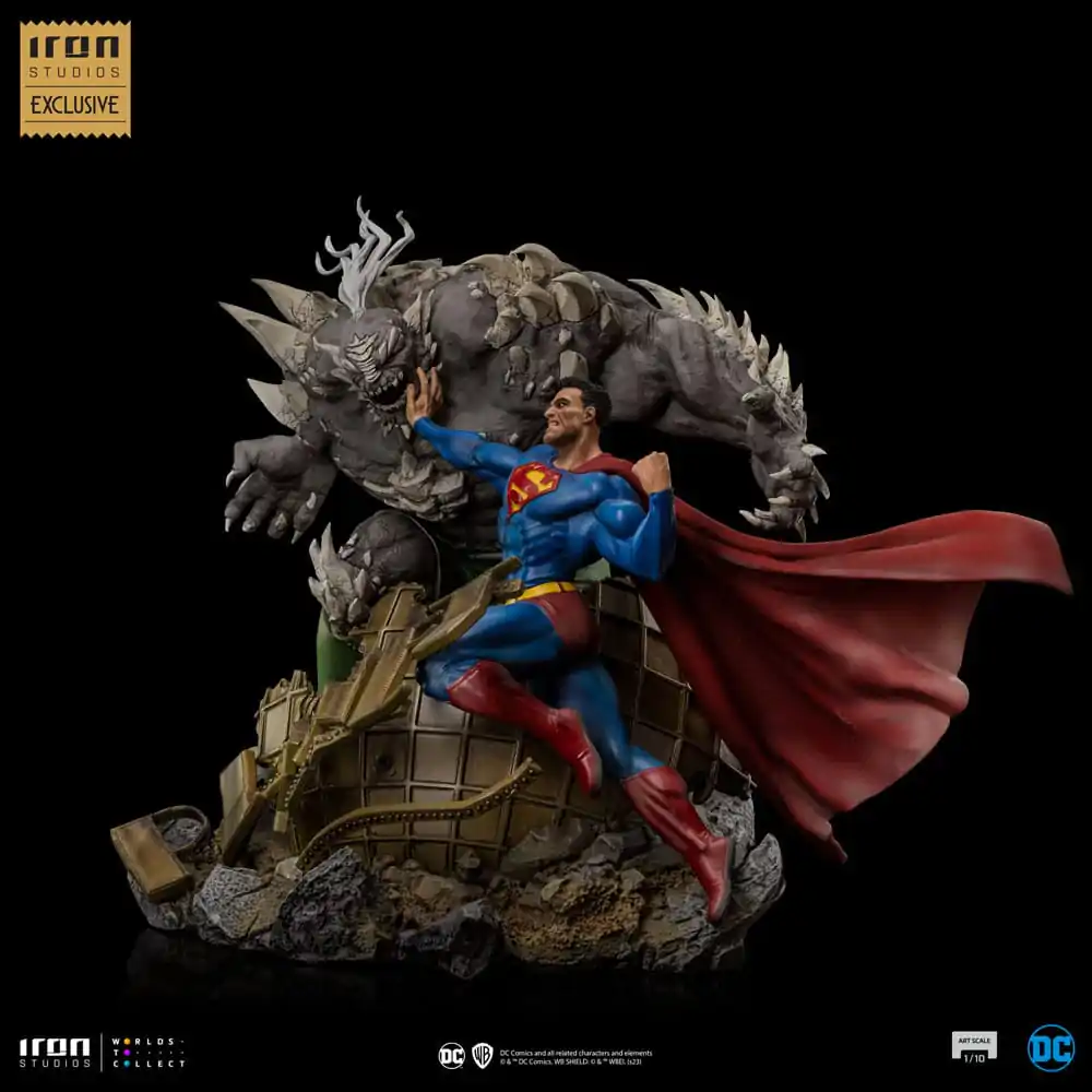 DC Comics BDS Art Scale Statue 1/10 Superman vs Doomsday heo EU Exclusive 30 cm termékfotó