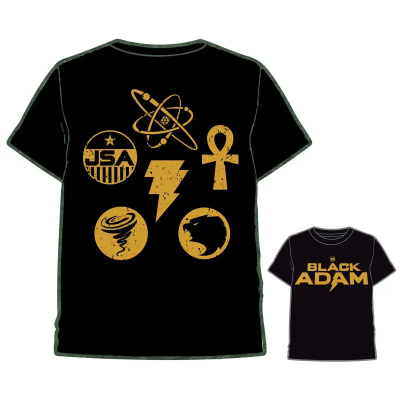 DC Comics Black Adam Logos gyerek póló termékfotó