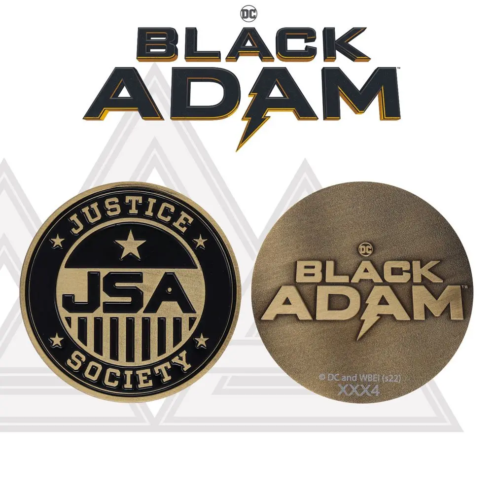 DC Comics Black Adam Medallion Justice Society of America Limitált kiadás termékfotó