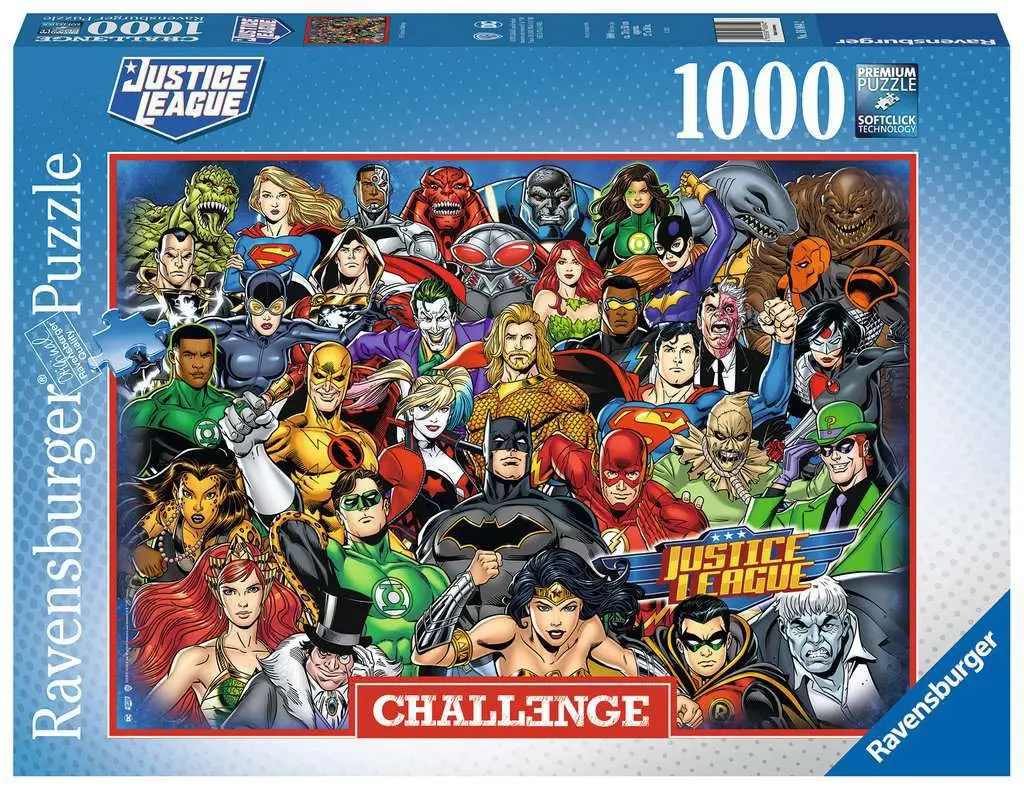 DC Comics Challenge Justice League puzzle (1000 darab) termékfotó
