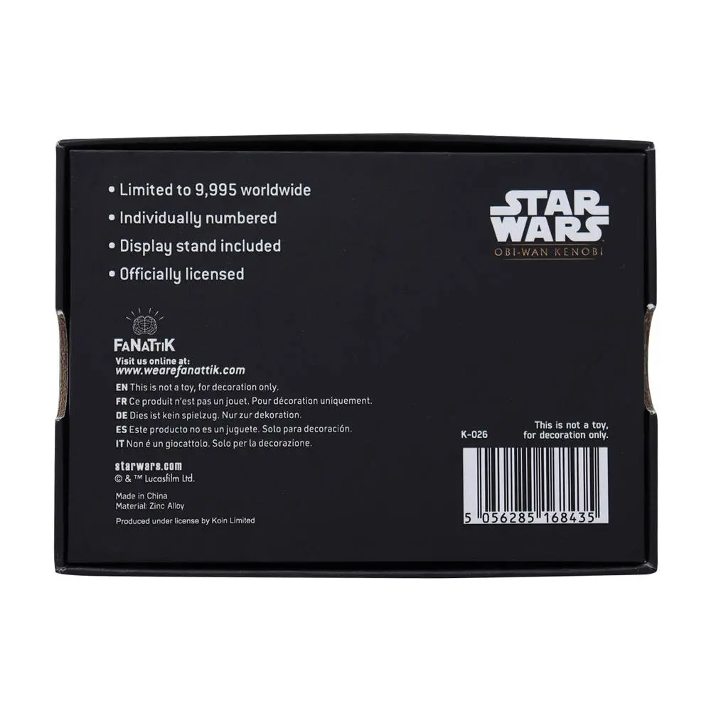 Star Wars Collectible Ingot Obi-Wan Kenobi Limitált kiadás termékfotó