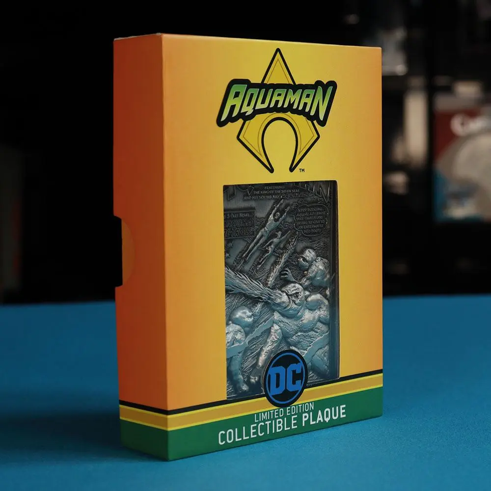 DC Comics Collectible Plaque Aquaman Limitált kiadás termékfotó