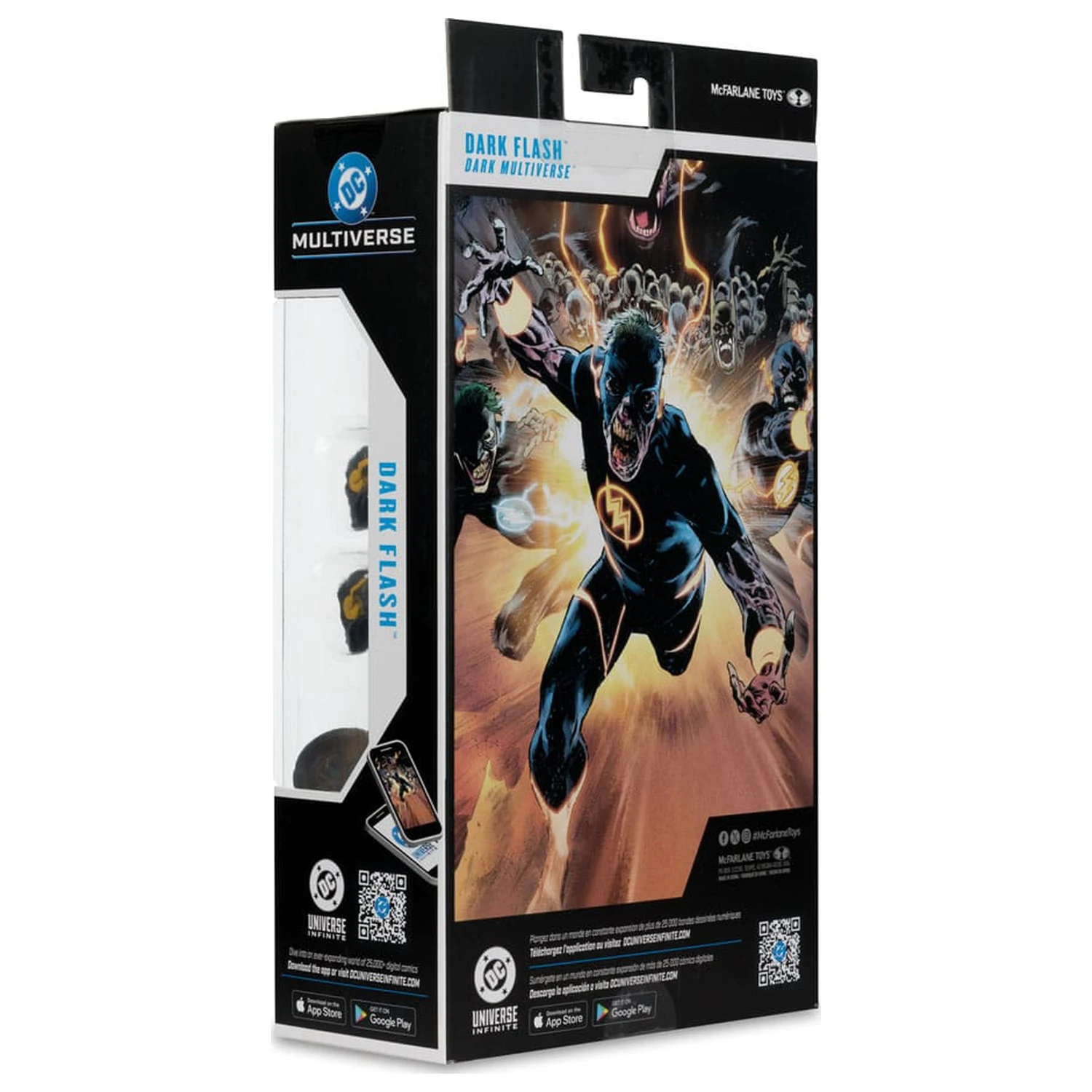 DC Comics DC Multiverse Dark Flash (Dark Mulitverse) (Red Platinum Edition) akciófigura 18 cm termékfotó