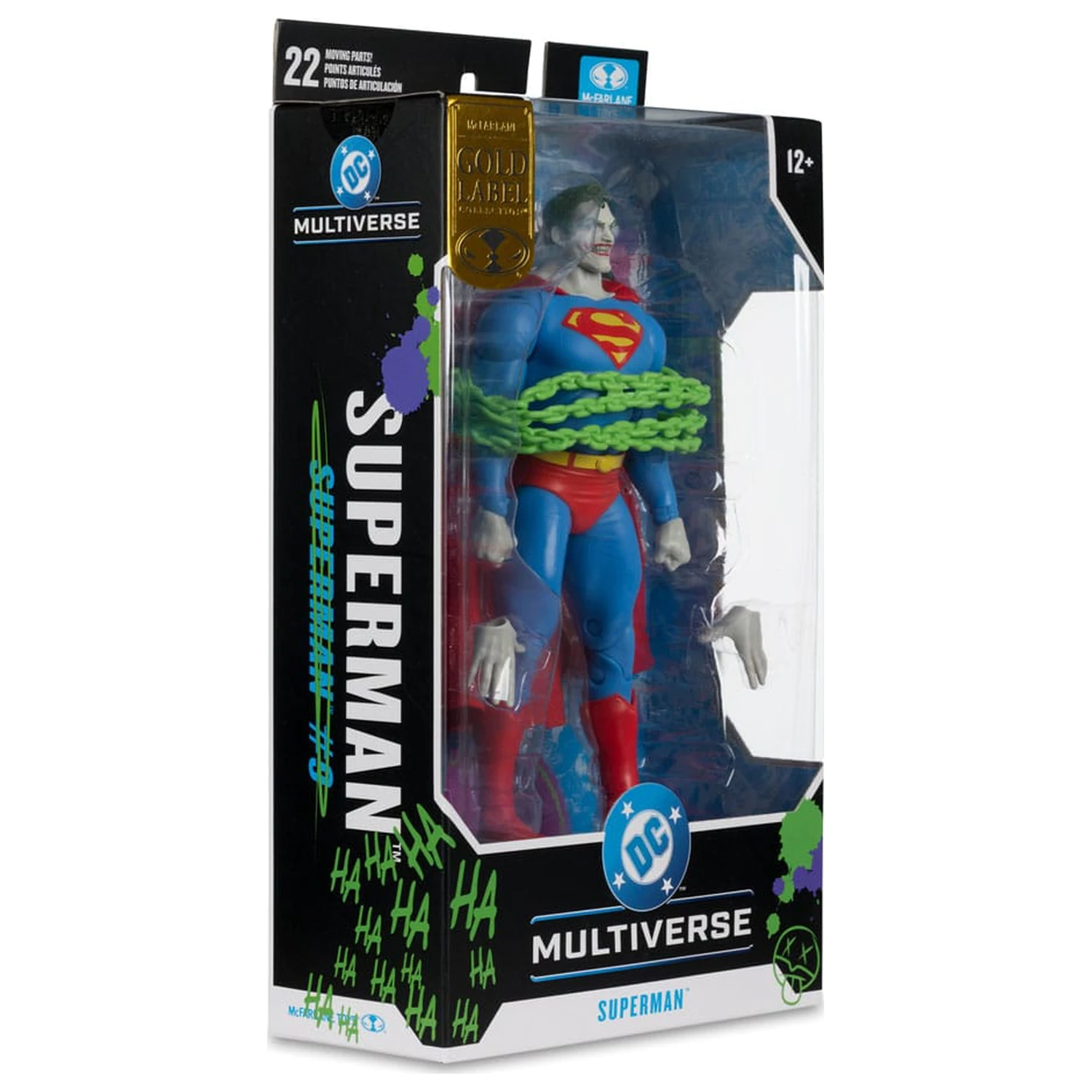 DC Comics DC Multiverse Superman (Superman #9) (Jokerized) (Gold Label) akciófigura 18 cm termékfotó