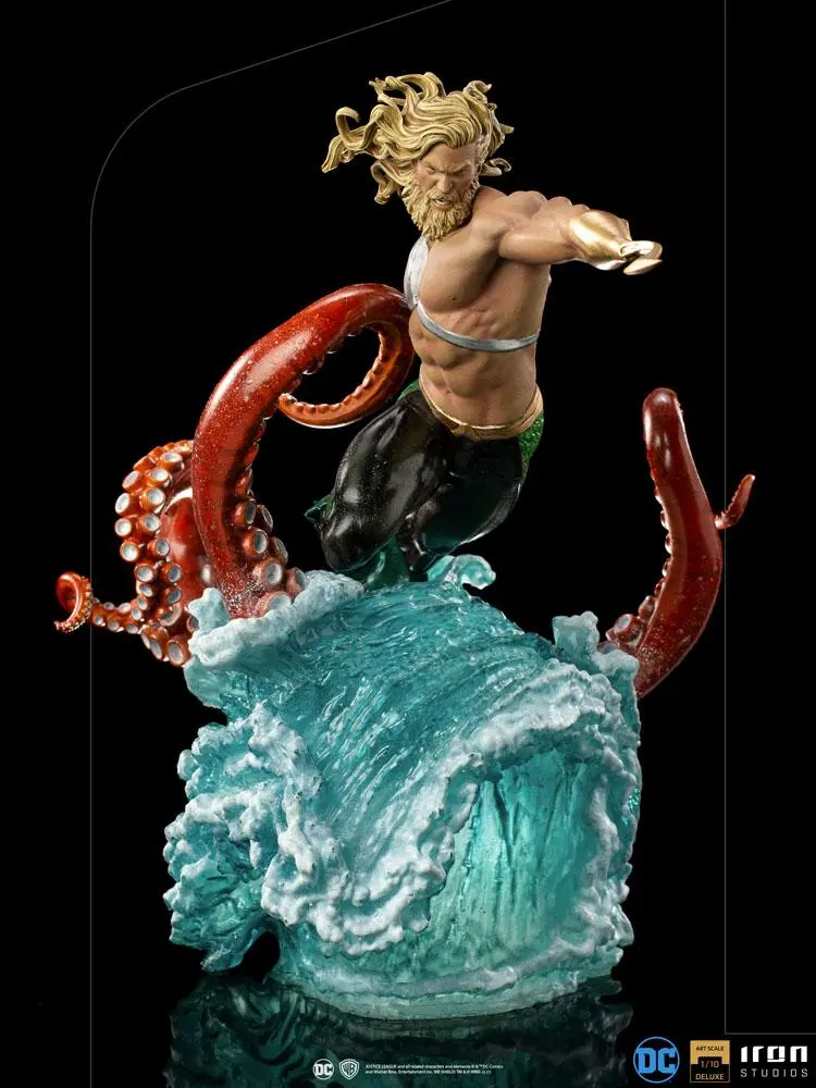 DC Comics Deluxe Art Scale 1/10 Aquaman szobor figura 26 cm termékfotó