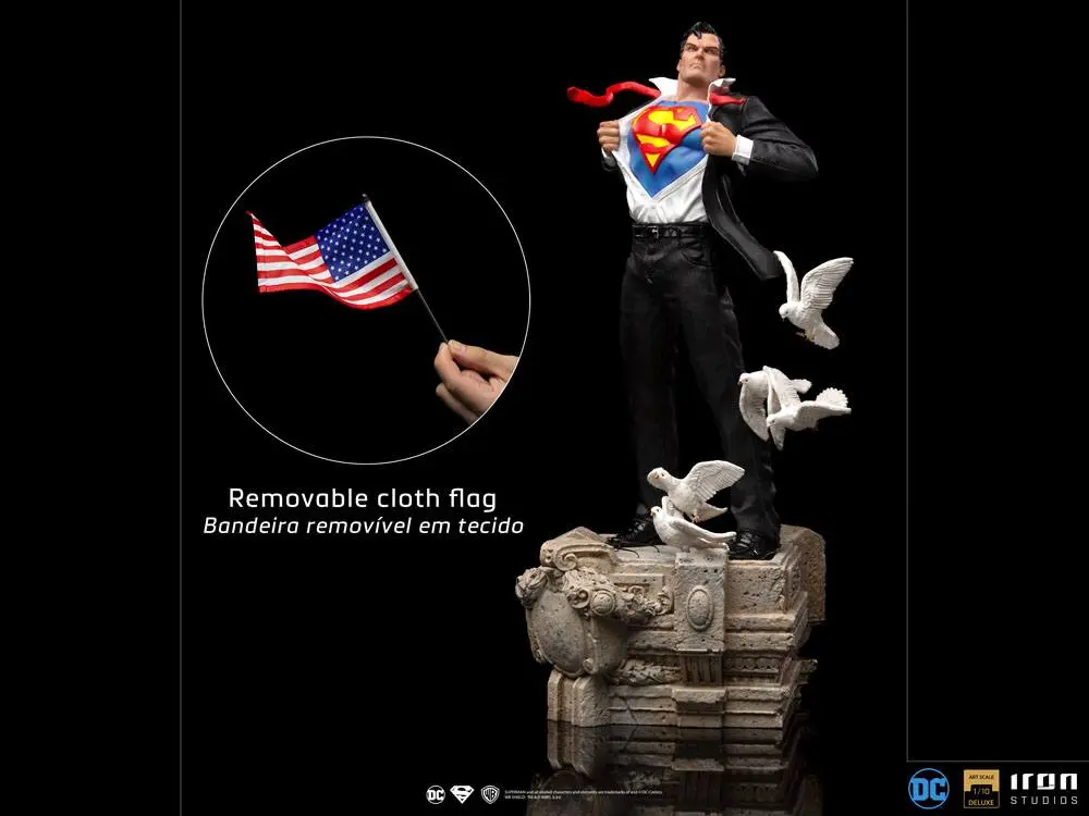 DC Comics Deluxe Art Scale 1/10 Clark Kent szobor figura 29 cm termékfotó