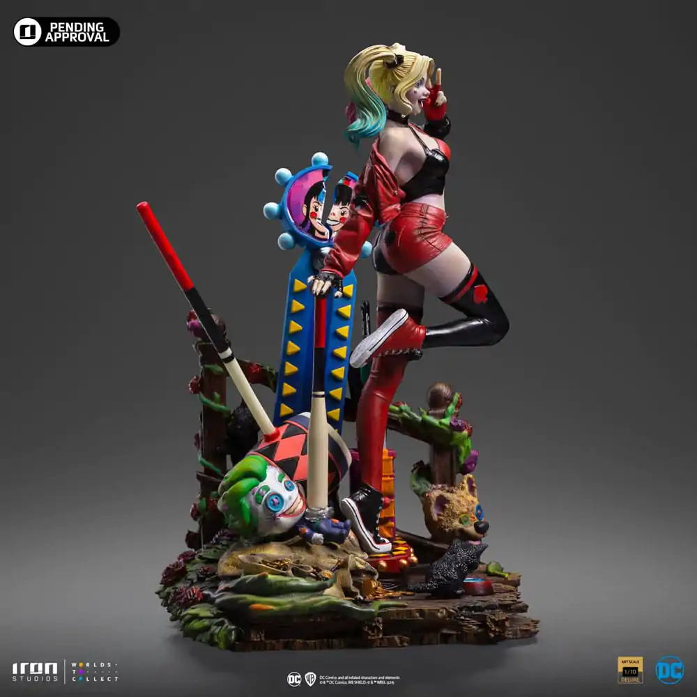 DC Comics Deluxe Art Scale Statue 1/10 Harley Quinn (Gotham City Sirens) 22 cm termékfotó