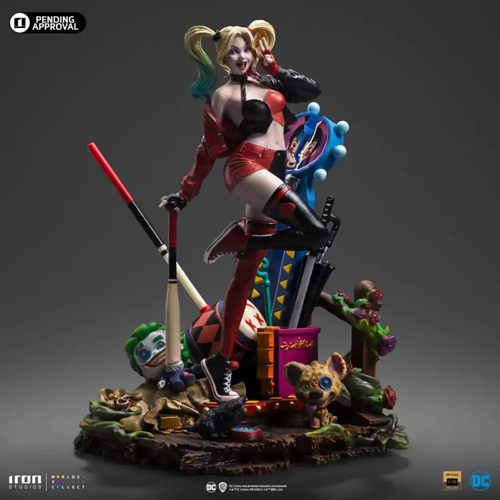 DC Comics Deluxe Art Scale Statue 1/10 Harley Quinn (Gotham City Sirens) 22 cm termékfotó