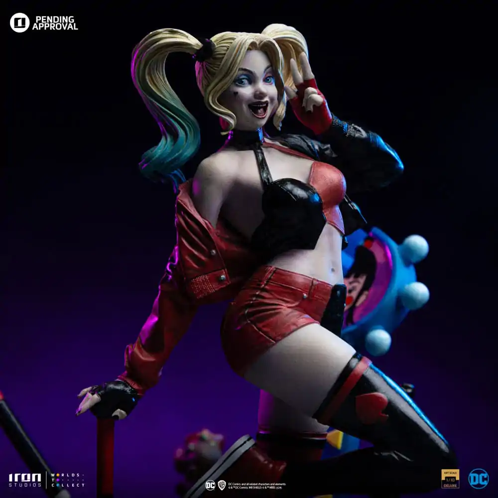 DC Comics Deluxe Art Scale Statue 1/10 Harley Quinn (Gotham City Sirens) 22 cm termékfotó