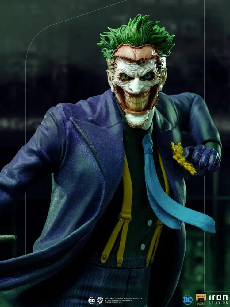 DC Comics Deluxe Art Scale 1/10 The Joker szobor figura 23 cm termékfotó