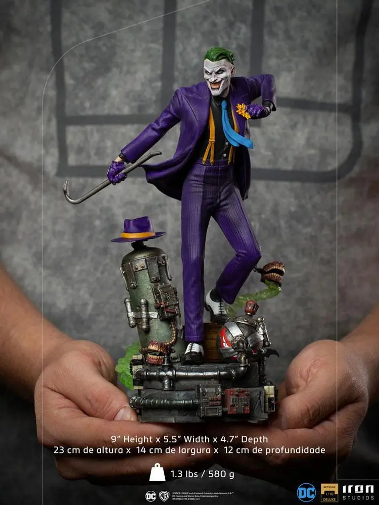 DC Comics Deluxe Art Scale 1/10 The Joker szobor figura 23 cm termékfotó