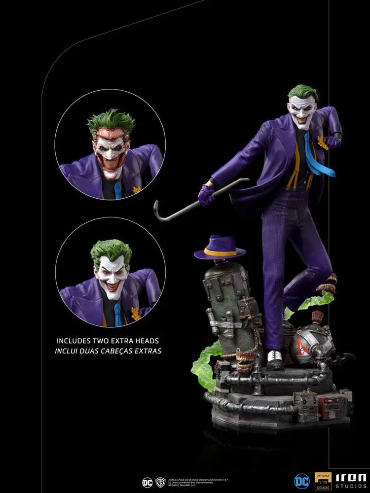 DC Comics Deluxe Art Scale 1/10 The Joker szobor figura 23 cm termékfotó