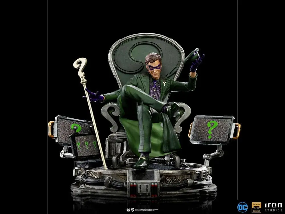 DC Comics Deluxe Art Scale 1/10 The Riddler szobor figura 24 cm termékfotó
