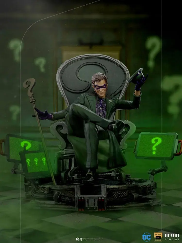 DC Comics Deluxe Art Scale 1/10 The Riddler szobor figura 24 cm termékfotó