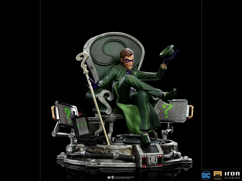 DC Comics Deluxe Art Scale 1/10 The Riddler szobor figura 24 cm termékfotó