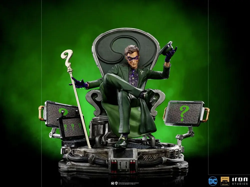 DC Comics Deluxe Art Scale 1/10 The Riddler szobor figura 24 cm termékfotó
