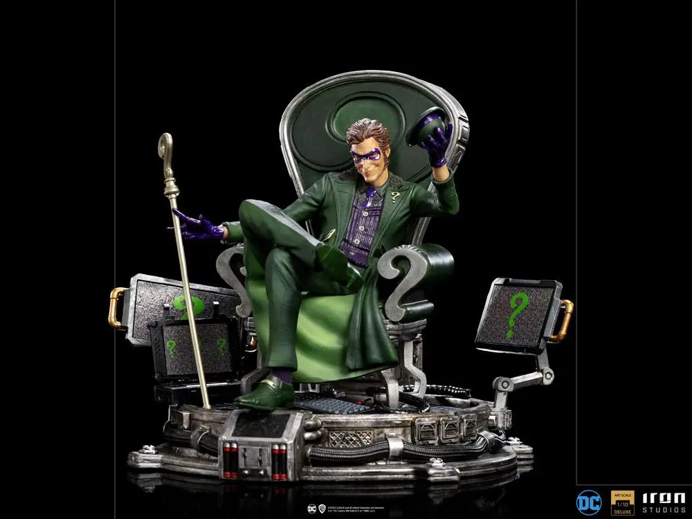 DC Comics Deluxe Art Scale 1/10 The Riddler szobor figura 24 cm termékfotó