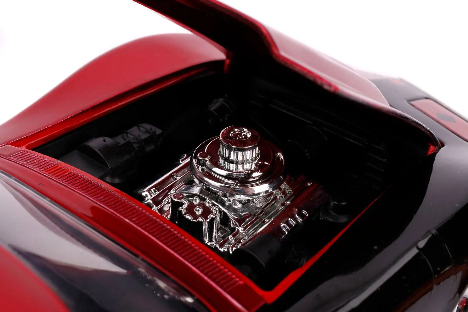 DC Comics Diecast Model 1/24 1969 Chevy Corvette Stingray és figura termékfotó