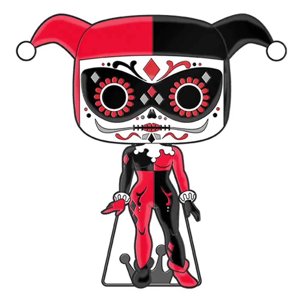 DC Comics DOTD Loungefly Funko POP! Enamel Pin Harley Quinn (Glow-in-the-Dark) 10 cm termékfotó