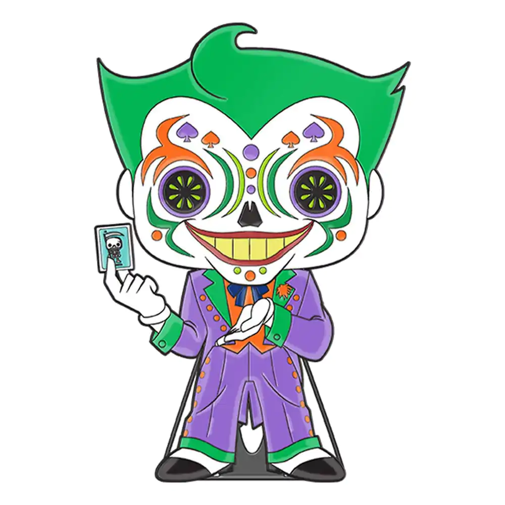 DC Comics DOTD Loungefly Funko POP! Enamel Pin Joker (Glow-in-the-Dark) 10 cm termékfotó