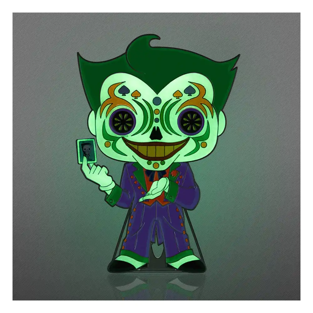 DC Comics DOTD Loungefly Funko POP! Enamel Pin Joker (Glow-in-the-Dark) 10 cm termékfotó