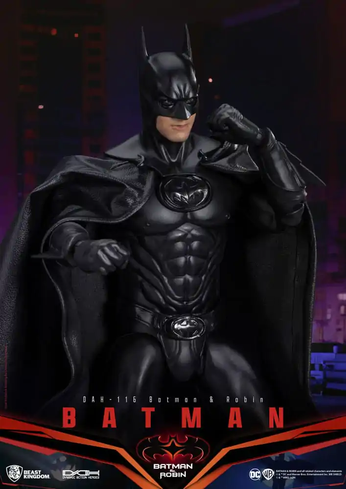 DC Comics Dynamic 8ction Heroes 1/9 Batman (Batman & Robin) akciófigura 21 cm termékfotó