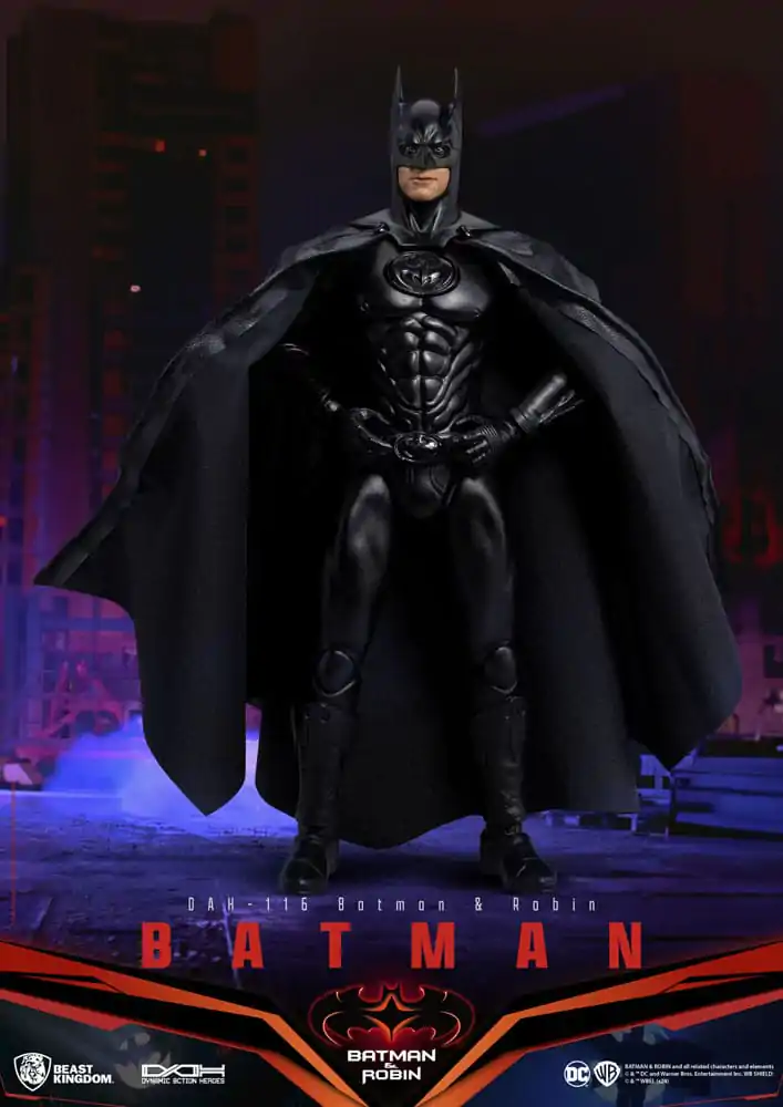 DC Comics Dynamic 8ction Heroes 1/9 Batman (Batman & Robin) akciófigura 21 cm termékfotó