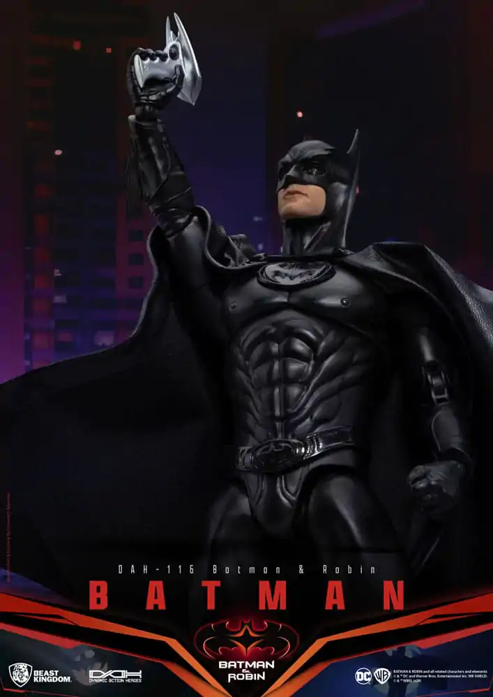 DC Comics Dynamic 8ction Heroes 1/9 Batman (Batman & Robin) akciófigura 21 cm termékfotó