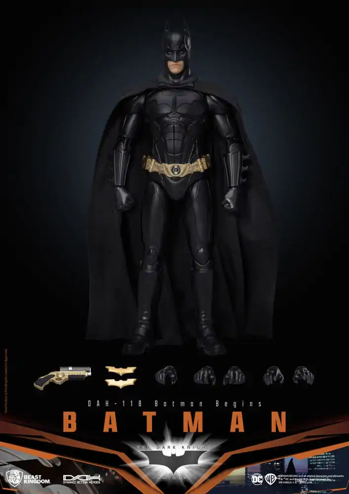 DC Comics Dynamic 8ction Heroes 1/9 Batman (Batman Begins) akciófigura 21 cm termékfotó