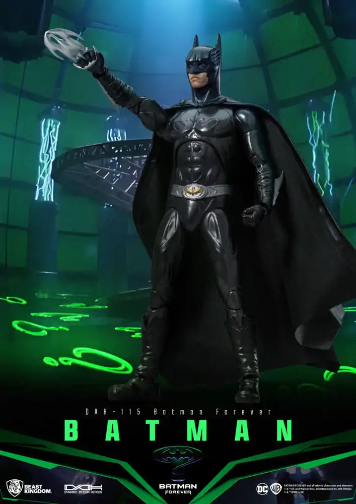 DC Comics Dynamic 8ction Heroes 1/9 Batman (Batman Forever) akciófigura 21 cm termékfotó