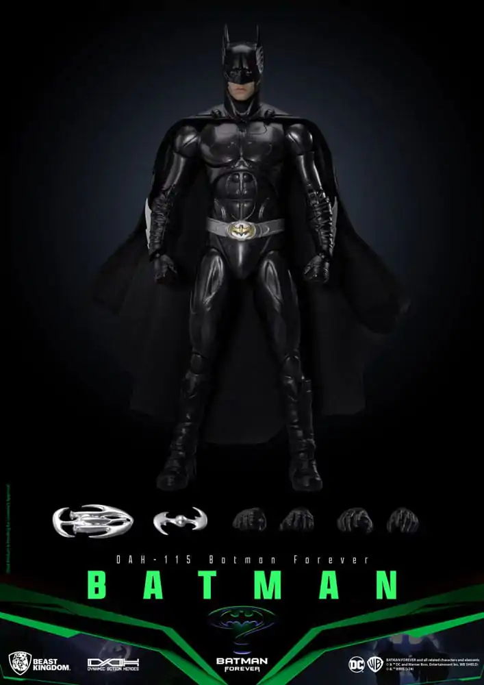 DC Comics Dynamic 8ction Heroes 1/9 Batman (Batman Forever) akciófigura 21 cm termékfotó