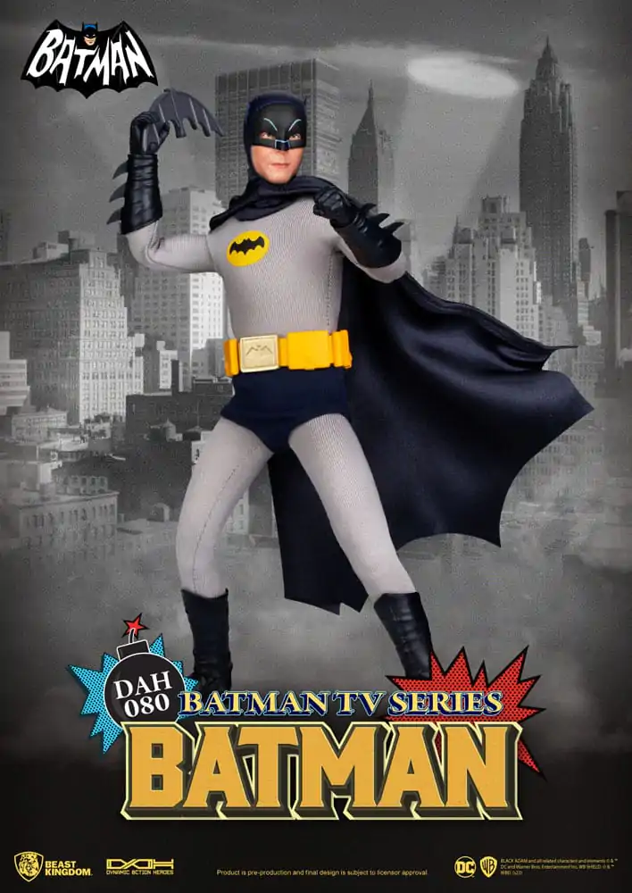 DC Comics Dynamic 8ction Heroes 1/9 Batman TV Series Batman akciófigura 24 cm termékfotó