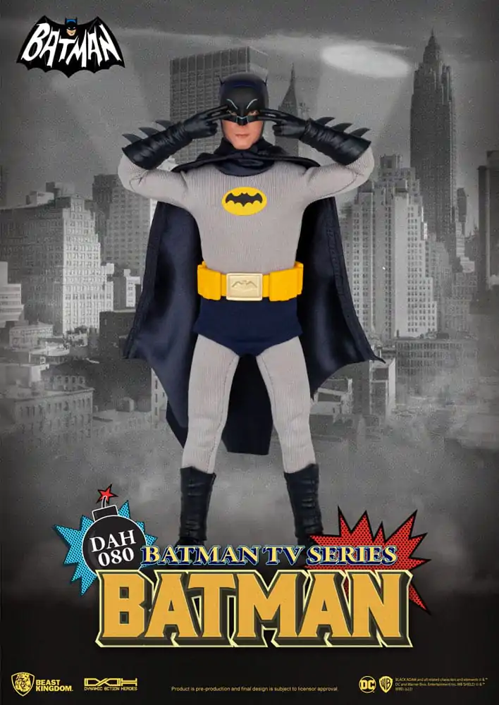 DC Comics Dynamic 8ction Heroes 1/9 Batman TV Series Batman akciófigura 24 cm termékfotó