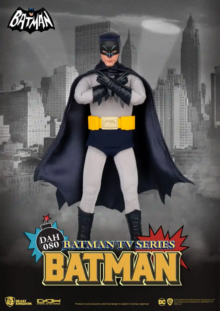 DC Comics Dynamic 8ction Heroes 1/9 Batman TV Series Batman akciófigura 24 cm termékfotó