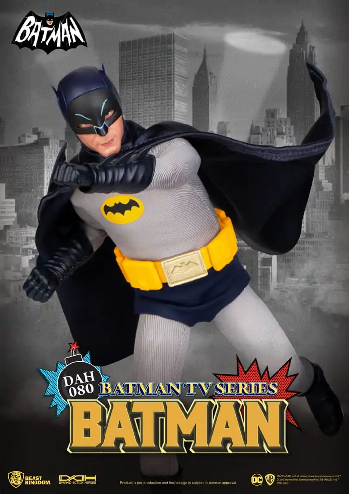 DC Comics Dynamic 8ction Heroes 1/9 Batman TV Series Batman akciófigura 24 cm termékfotó