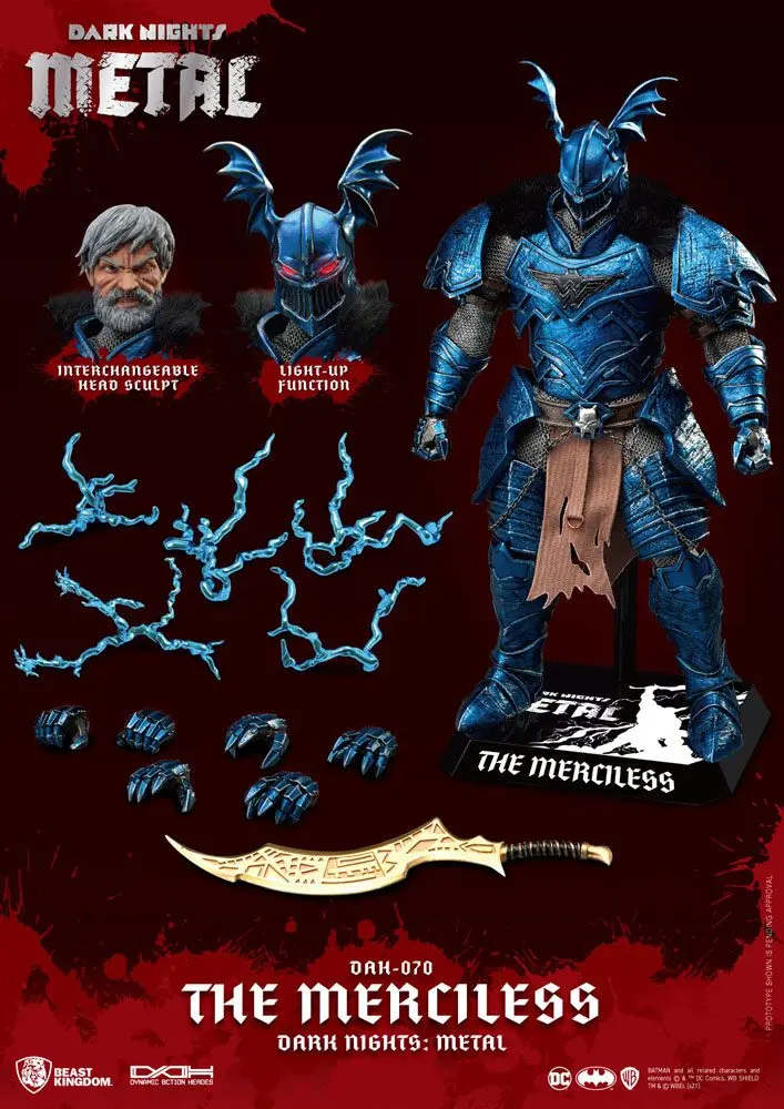 DC Comics Dynamic 8ction Heroes 1/9 The Merciless akciófigura 20 cm termékfotó