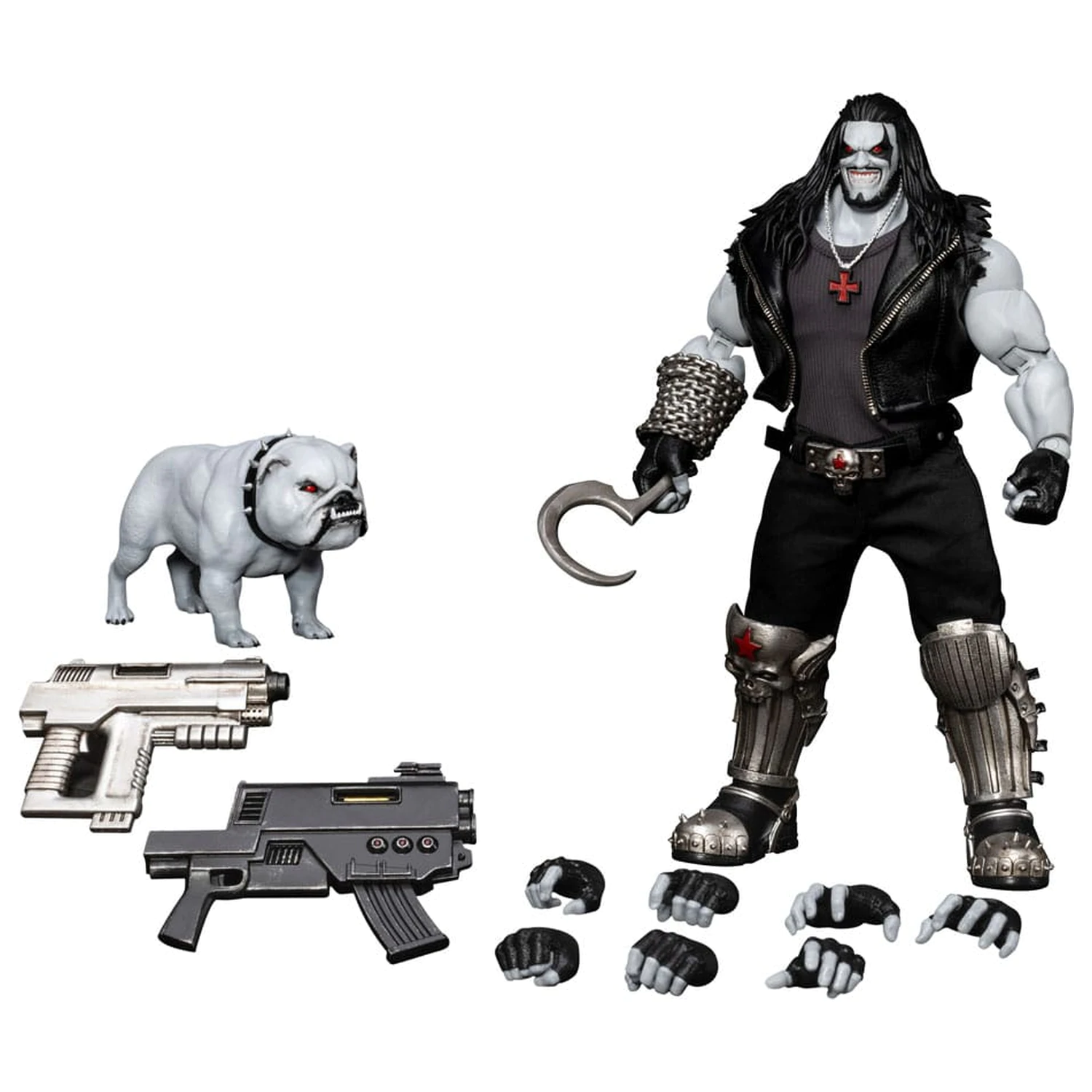 DC Comics Dynamic 8ction Heroes akciófigura 1/9 Lobo Deluxe Version 23 cm termékfotó