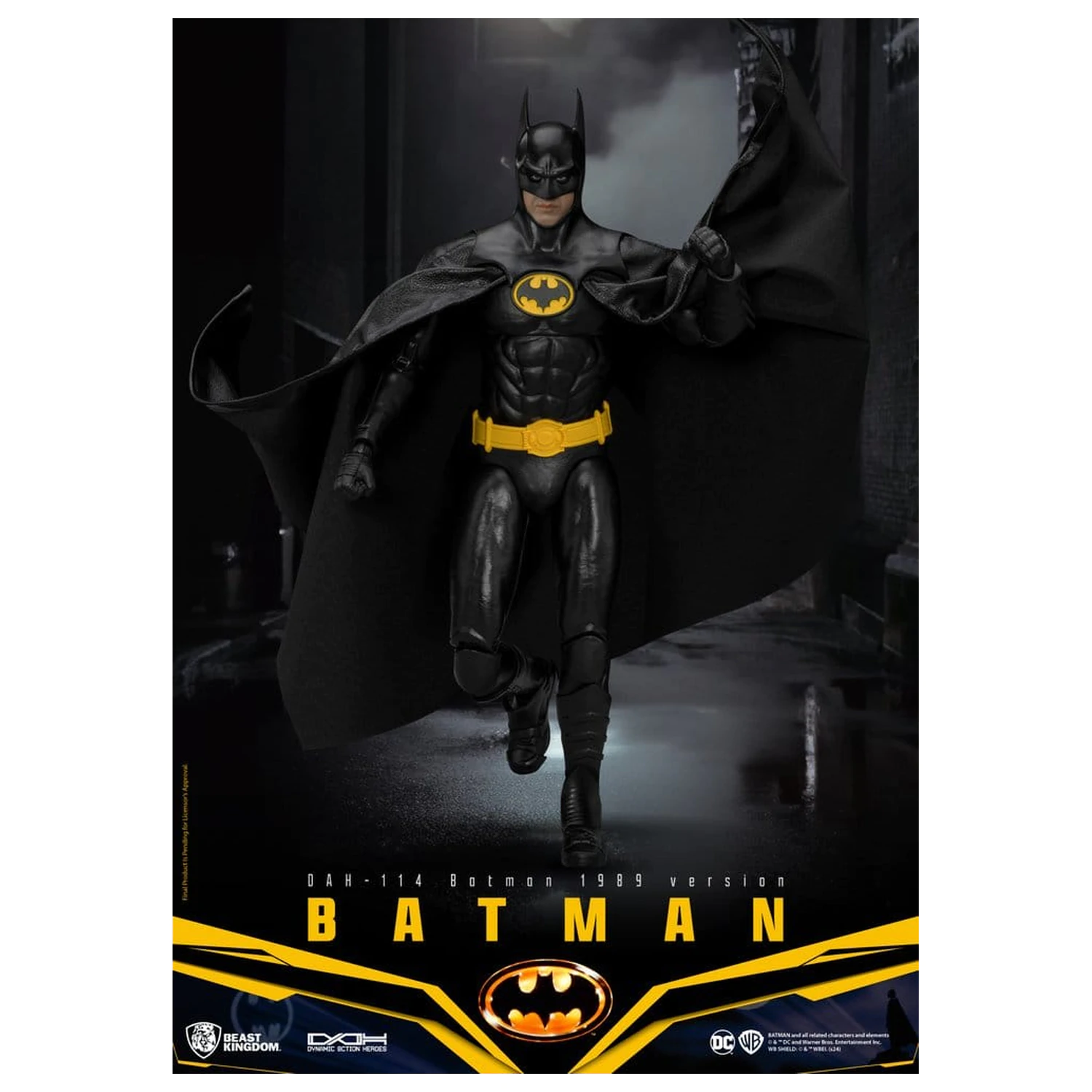 DC Comics Dynamic 8ction Heroes akciófigura Batman 1989 Standard Version 21 cm termékfotó