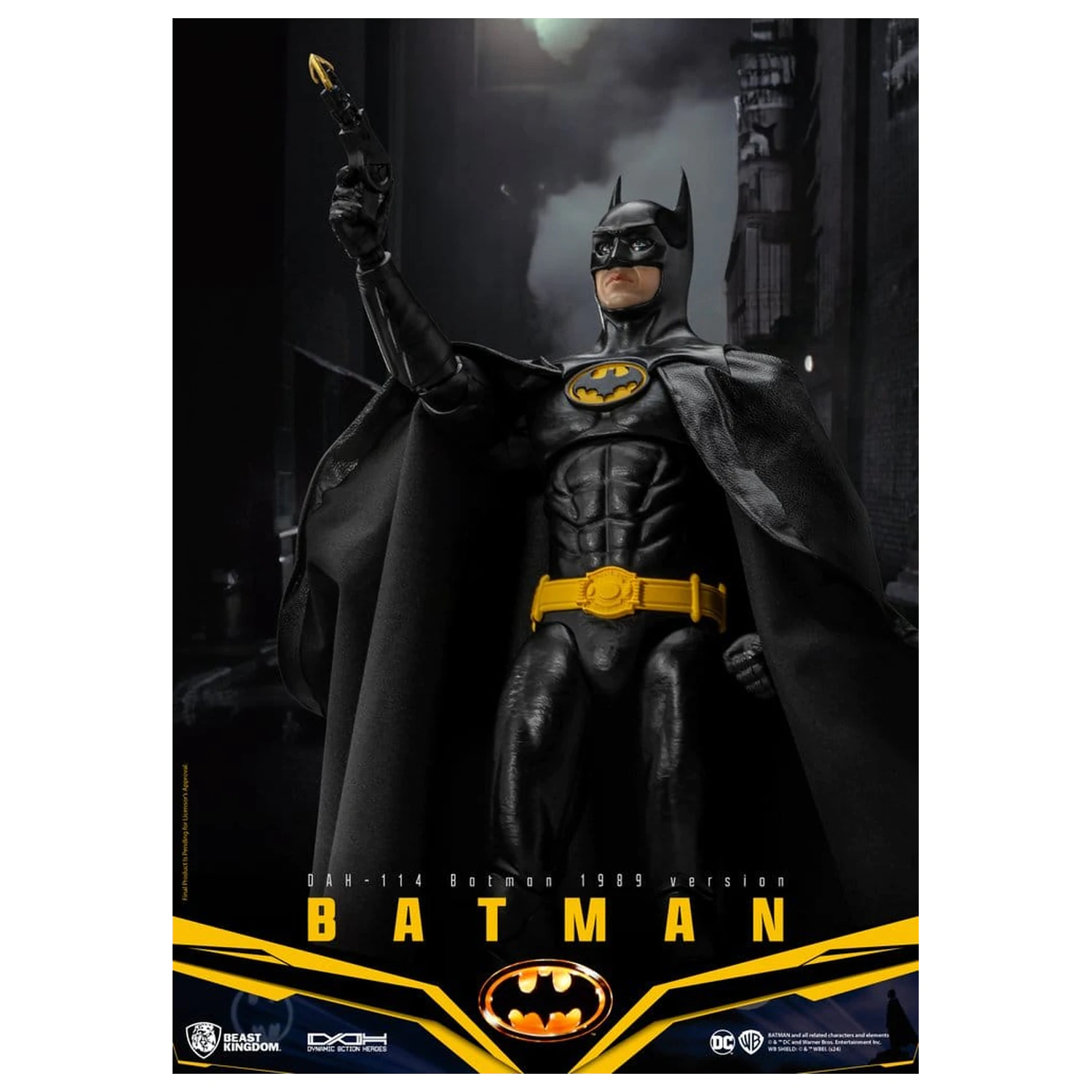 DC Comics Dynamic 8ction Heroes akciófigura Batman 1989 Standard Version 21 cm termékfotó