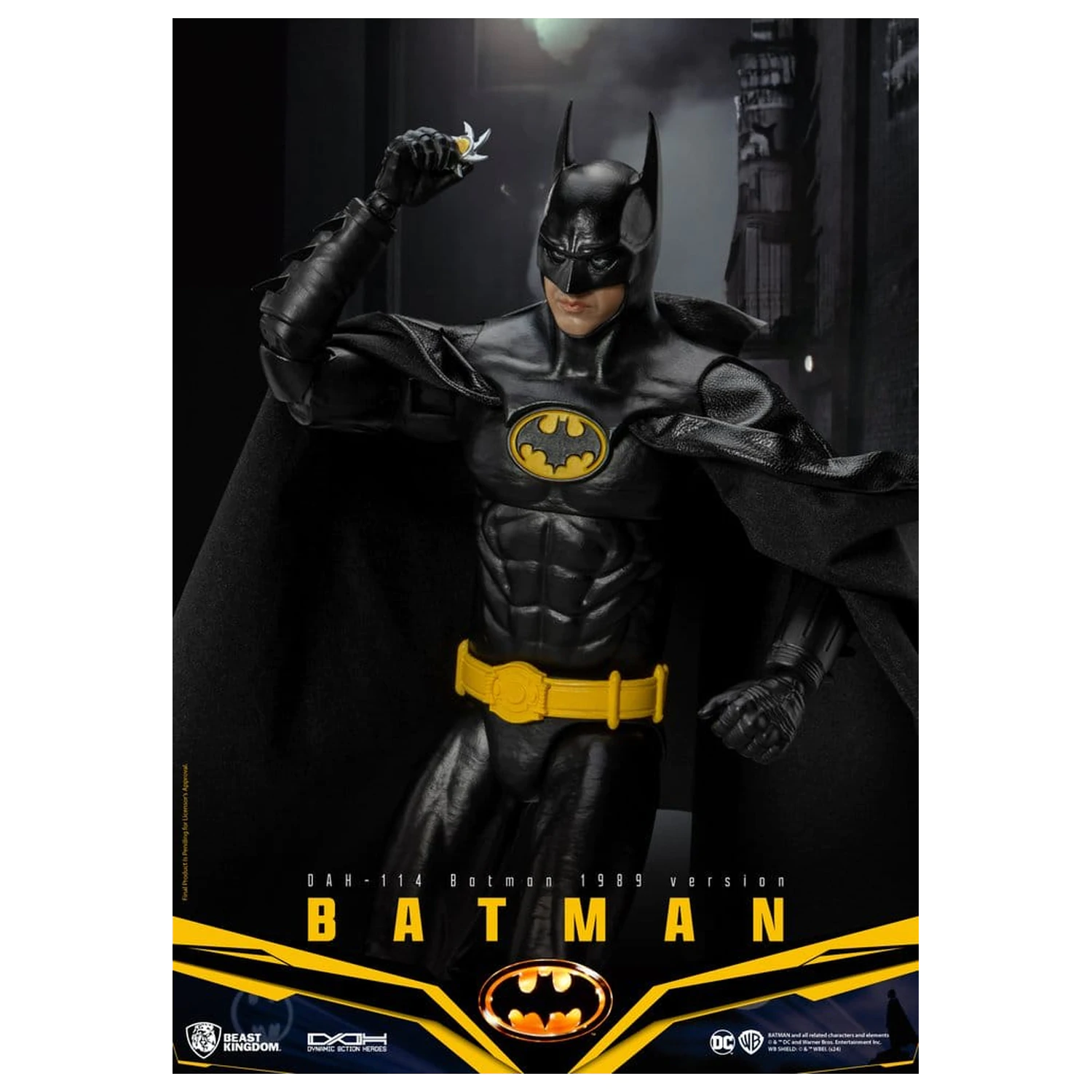 DC Comics Dynamic 8ction Heroes akciófigura Batman 1989 Standard Version 21 cm termékfotó