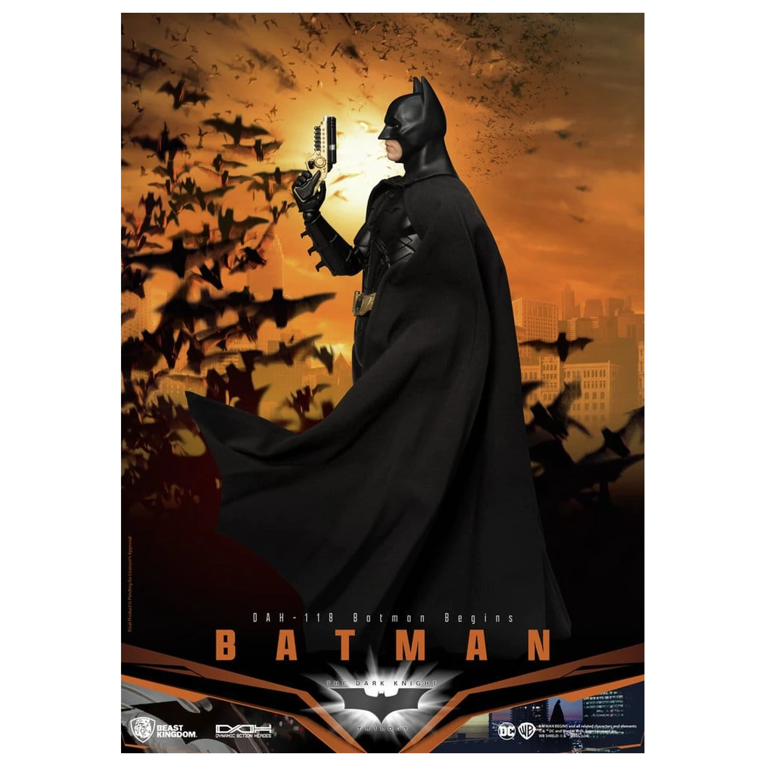 DC Comics Dynamic 8ction Heroes akciófigura Batman (Batman Begins) 21 cm termékfotó