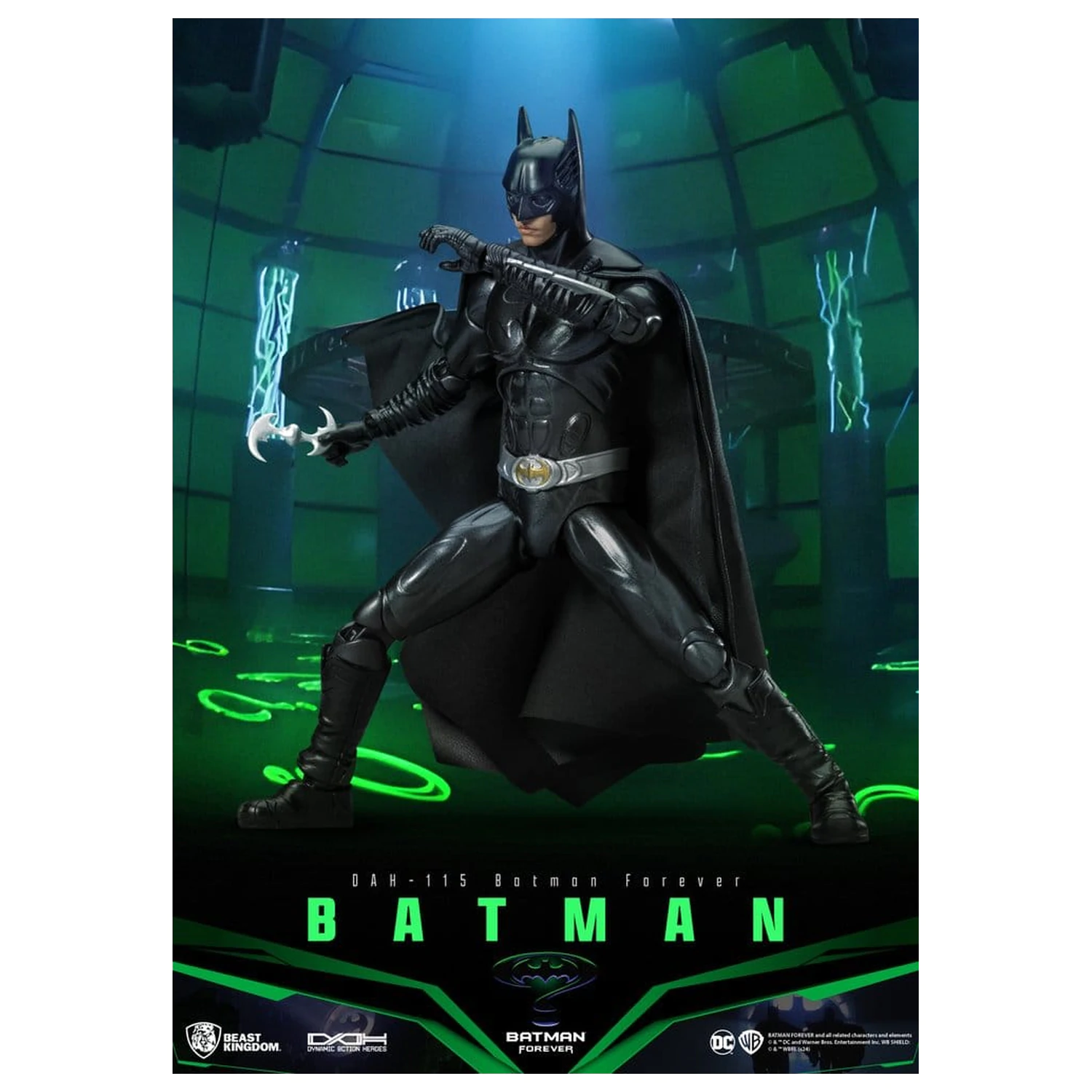 DC Comics Dynamic 8ction Heroes akciófigura Batman (Batman Forever) 21 cm termékfotó