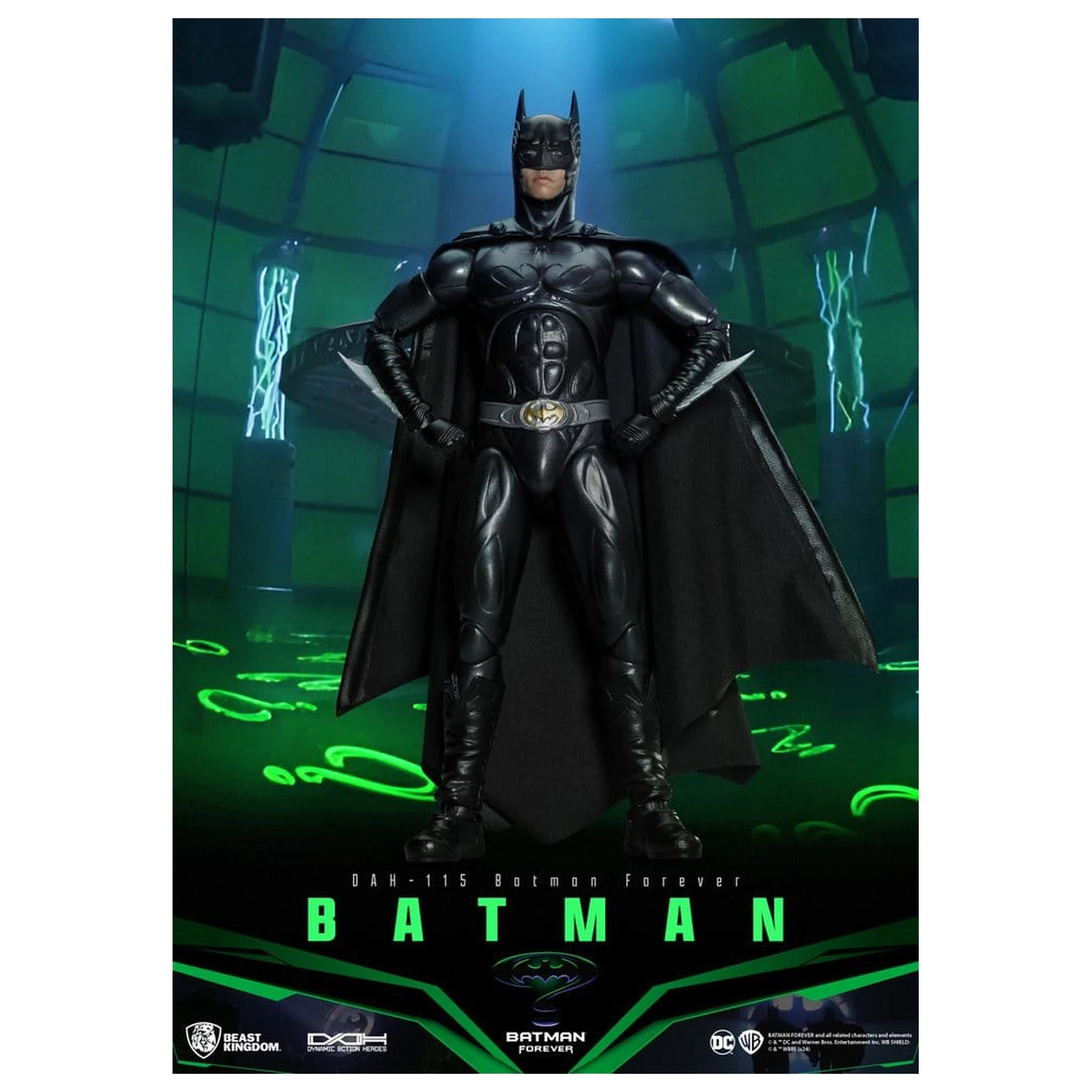 DC Comics Dynamic 8ction Heroes akciófigura Batman (Batman Forever) 21 cm termékfotó