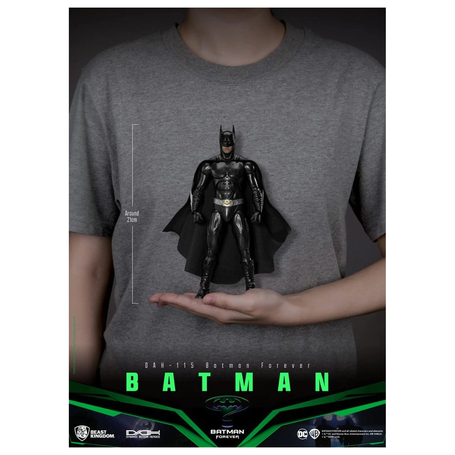 DC Comics Dynamic 8ction Heroes akciófigura Batman (Batman Forever) 21 cm termékfotó