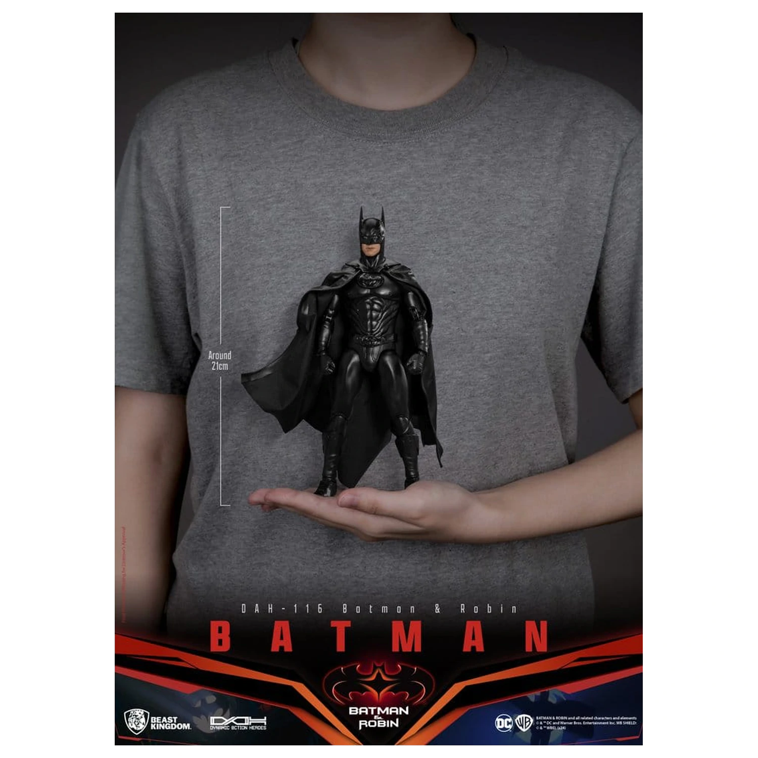 DC Comics Dynamic 8ction Heroes akciófigura Batman (Batman & Robin) 21 cm termékfotó